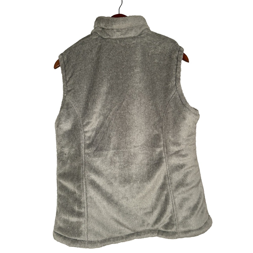 Free Country Reversible Puffer Vest Woman's Large White/Gray EC - Picture 15 of 16